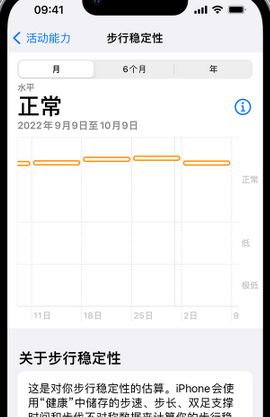 乌审iPhone手机维修如何在iPhone开启'步行稳定性通知'