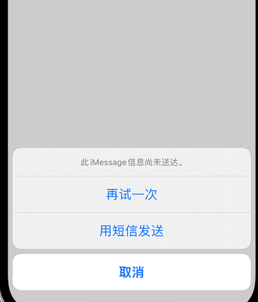 乌审apple维修iPhone上无法正常发送iMessage信息